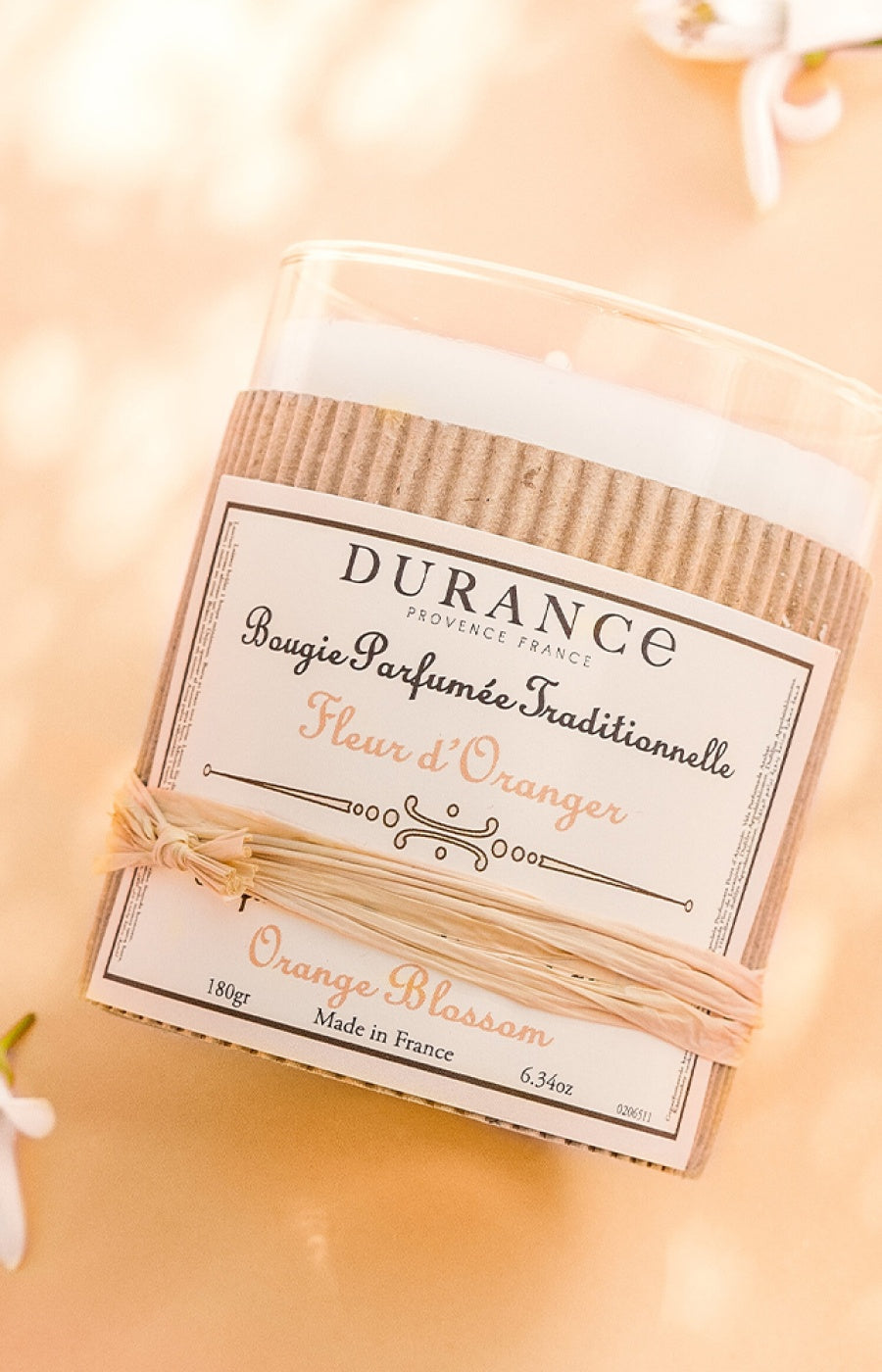 Bougie parfumée - Fleur d'oranger - 180 g