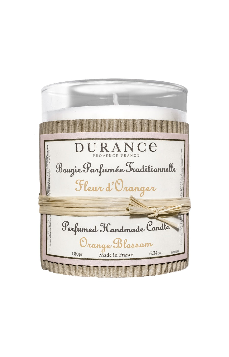 Bougie parfumée - Fleur d'oranger - 180 g
