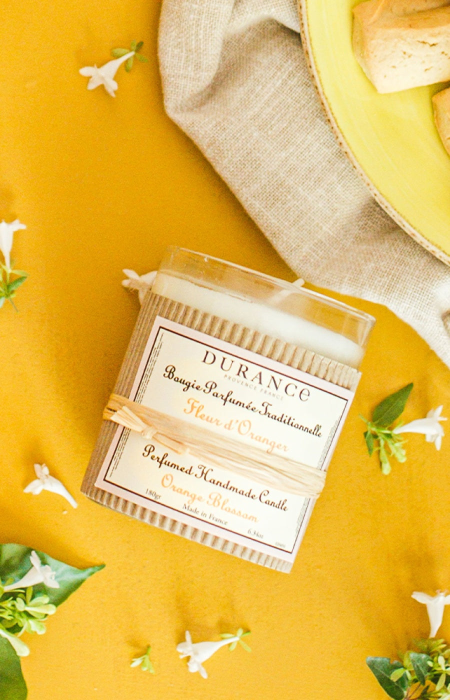 Bougie parfumée - Fleur d'oranger - 180 g