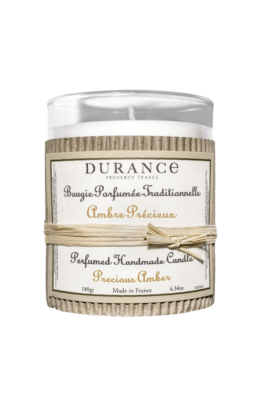 Bougie parfumée - Ambre précieux - 180 g