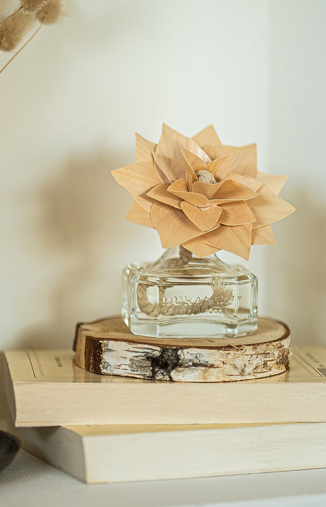 Fleur parfumée en bois - Linge propre - 100 ml