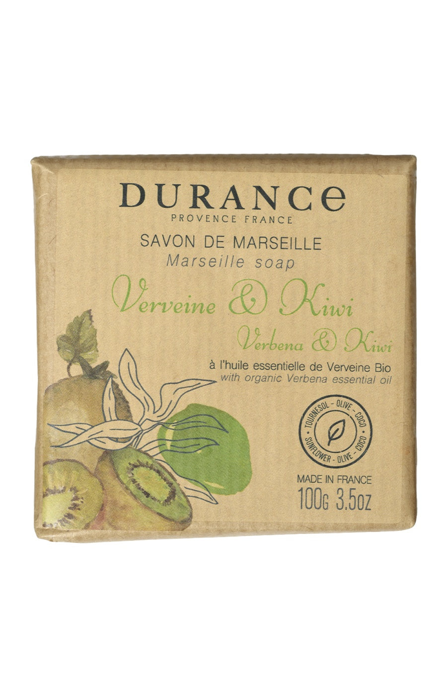 Savon solide - Verveine kiwi - Corps - 100 g
