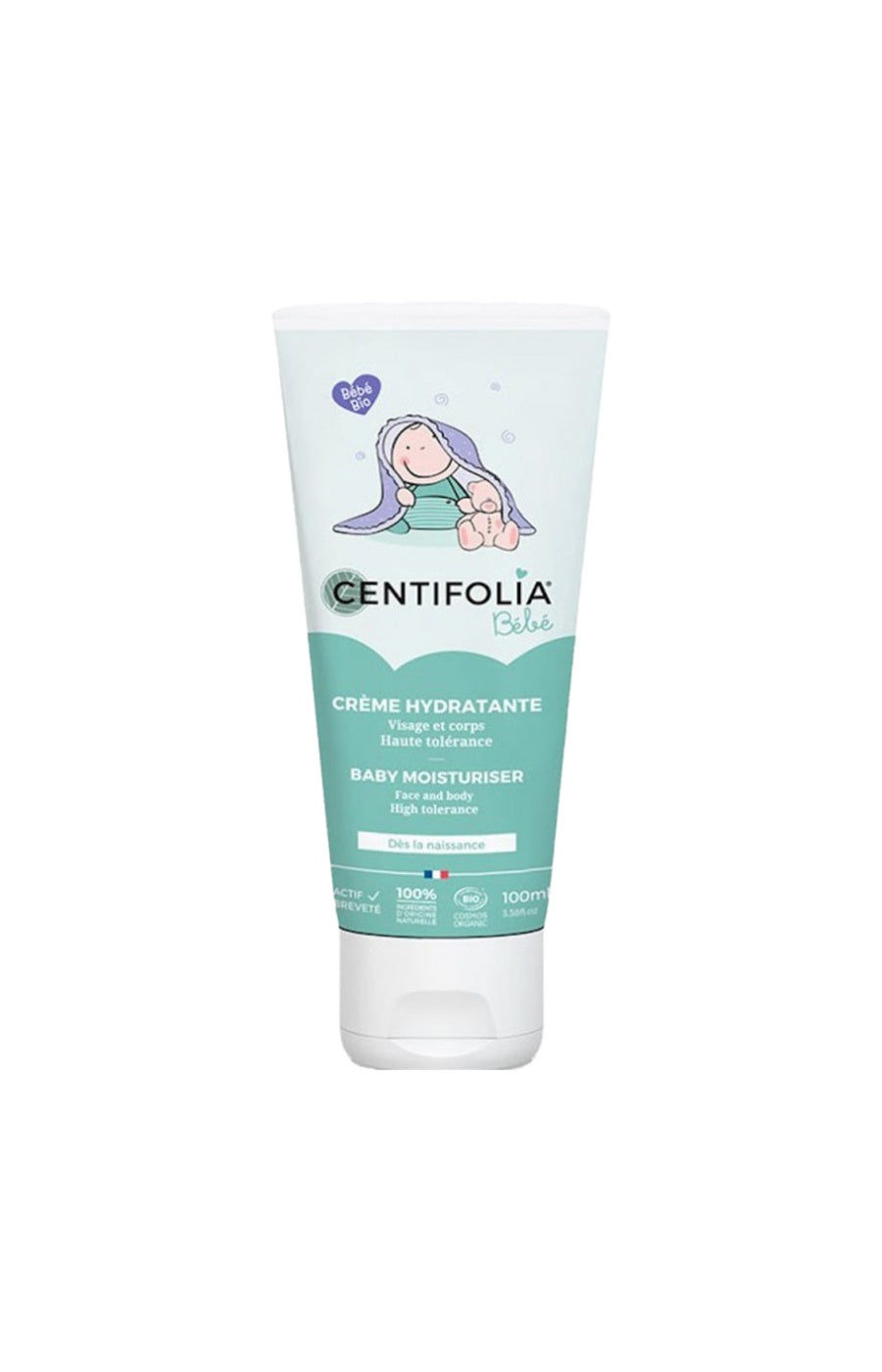 Crème hydratante bio - Aloe vera & Karité - Bébé - 100 ml