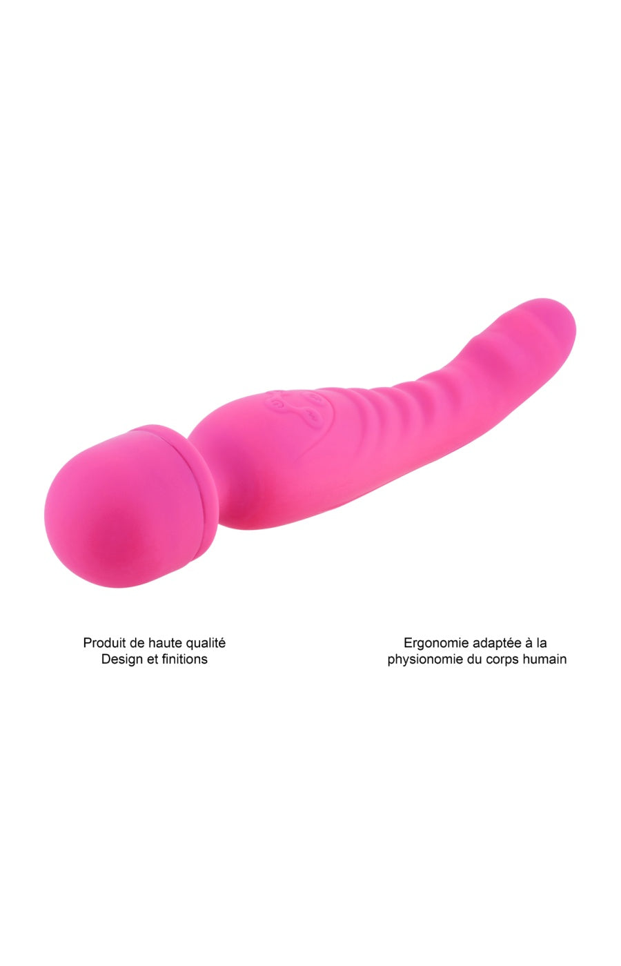 Vibromasseur chauffant point G - 60 programmes - Rose
