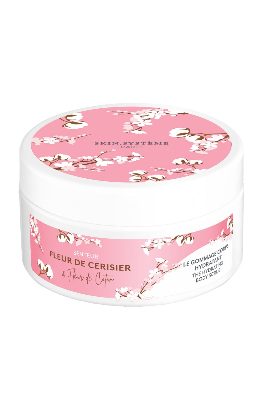 Gommage hydratant - Fleur de cerisier & fleur de coton - Corps - 220 ml