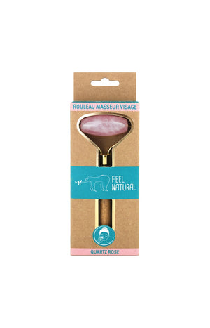 Roller Gua sha - Quartz rose - Visage