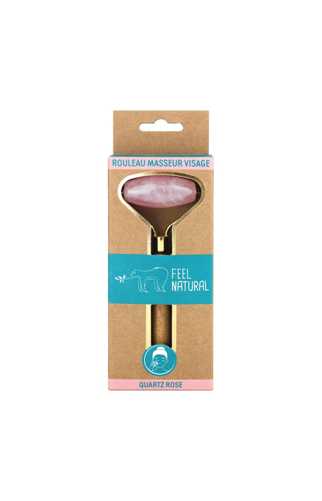Roller Gua sha - Quartz rose - Visage