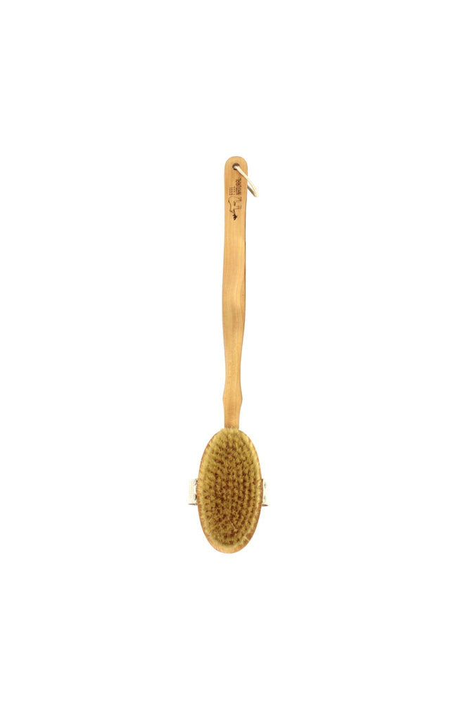 Brosse de bain - Manche en bois & poils naturels