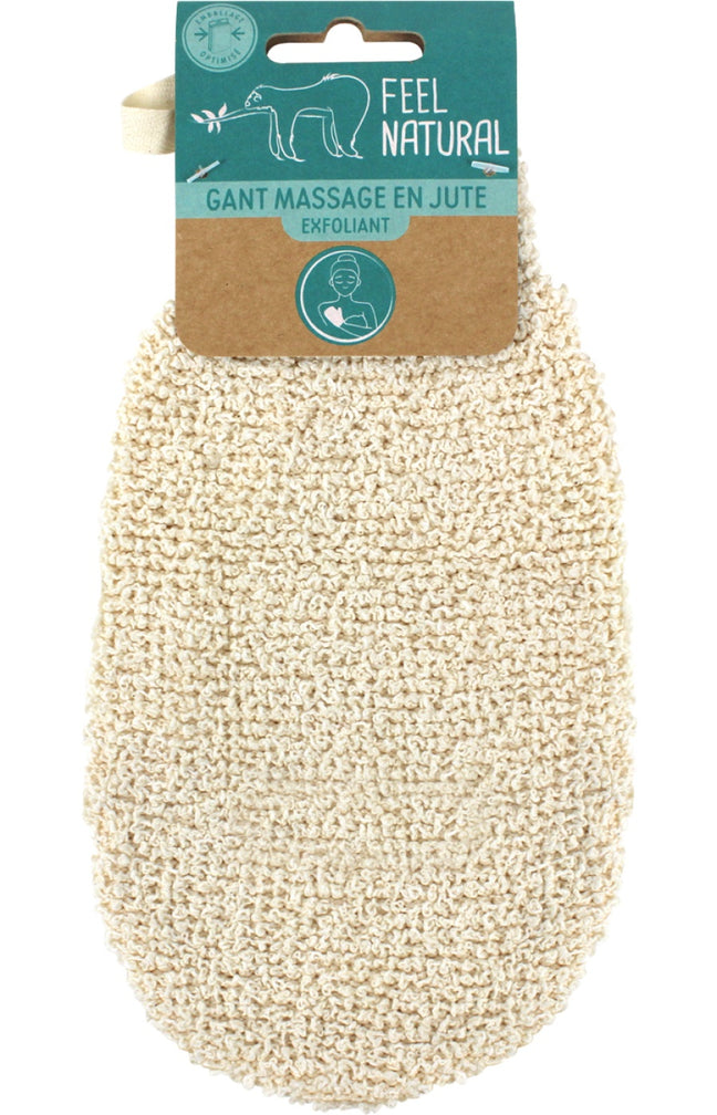 Gant exfoliant en jute - Corps