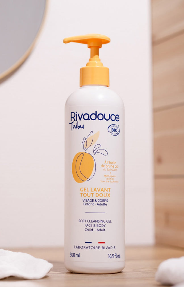 Gel lavant doux bio - Visage & corps - 500 ml