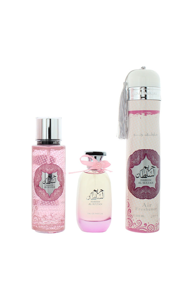 Coffret Hareem Al Sultan Eau de parfum - Gourmand floral - 3 produits