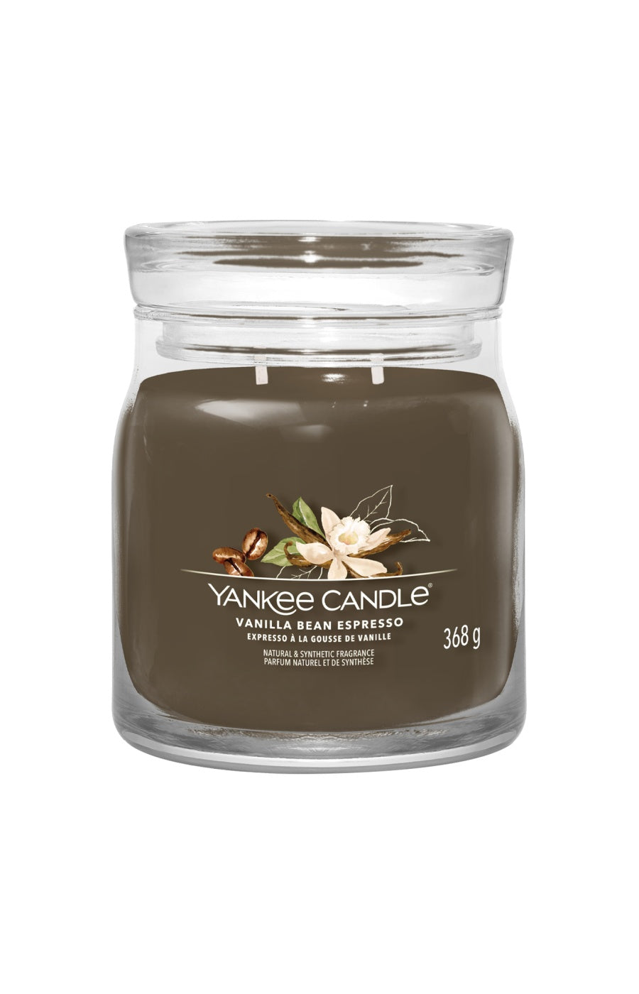 Bougie gobelet - Expresso à la gousse de vanille - Modèle medium - 368 g