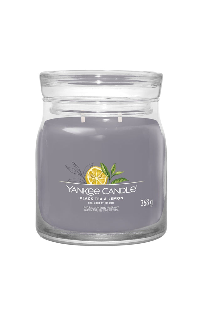 Bougie gobelet - Thé noir & citron - Modèle medium - 368 g