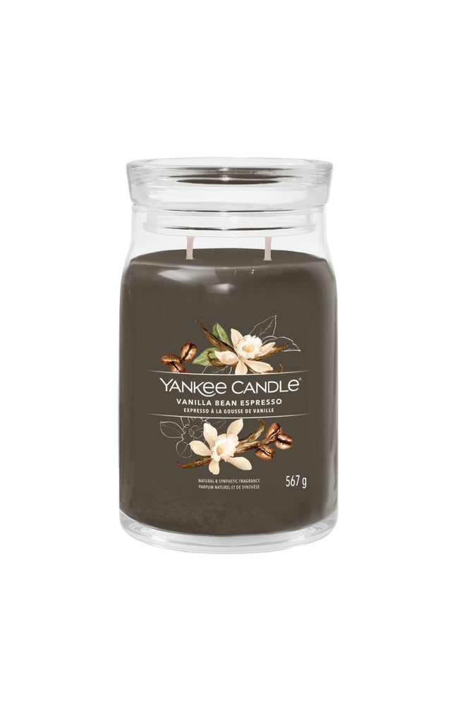 Bougie gobelet - Expresso à la gousse de vanille - Grand modèle - 567 g