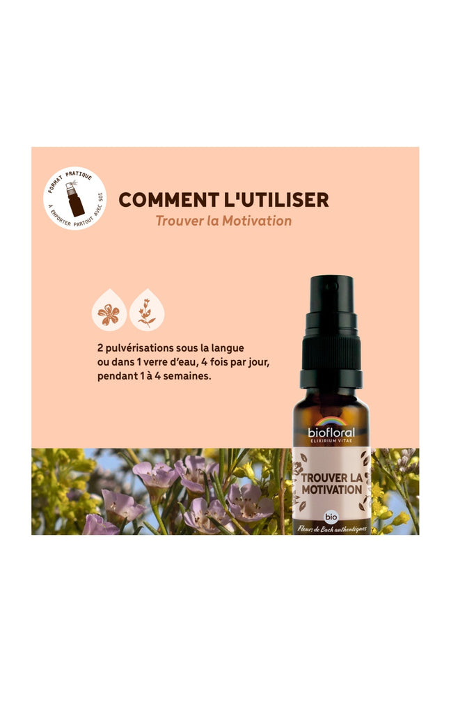 Spray bio - Trouver la motivation - 20 ml