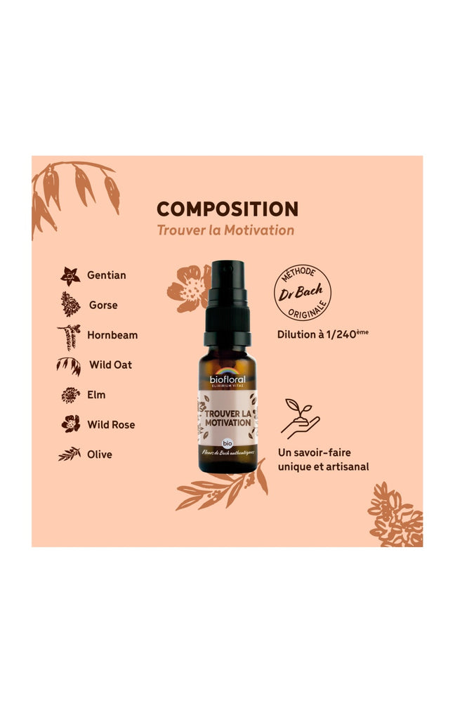 Spray bio - Trouver la motivation - 20 ml