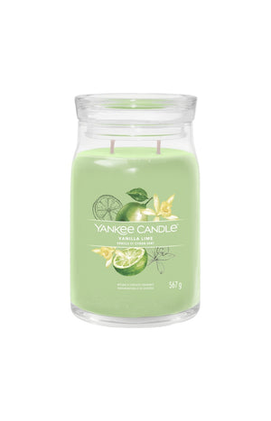 Bougie gobelet - Vanille & citron vert - Grand modèle - 567 g