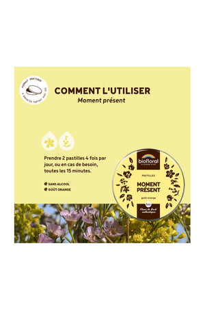 Pastilles bio - Moment présent - Orange - 50 g