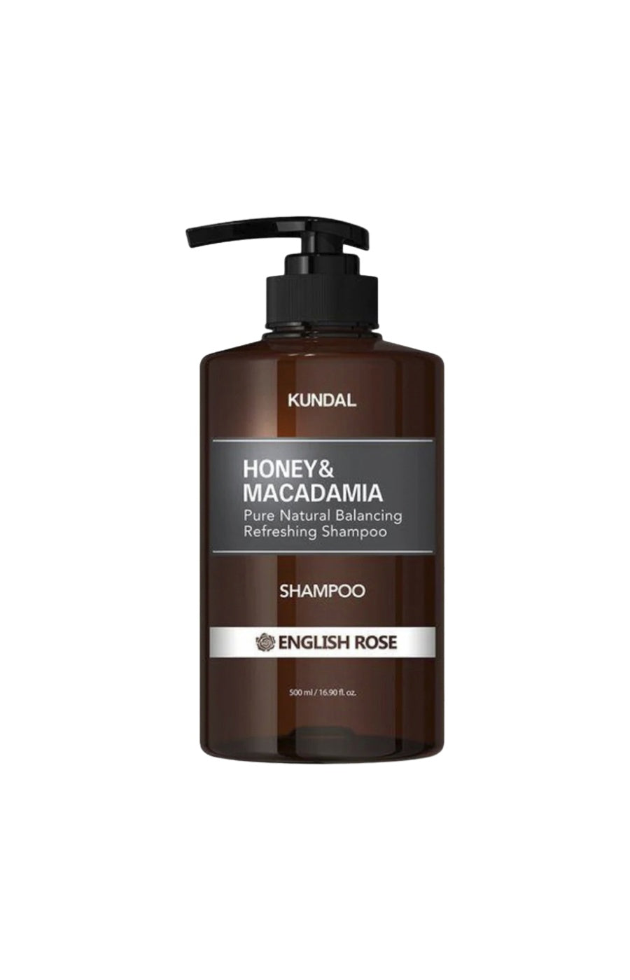 Kundal - Shampoing rafraîchissant - Miel & macadamia - Rose - 500 ml