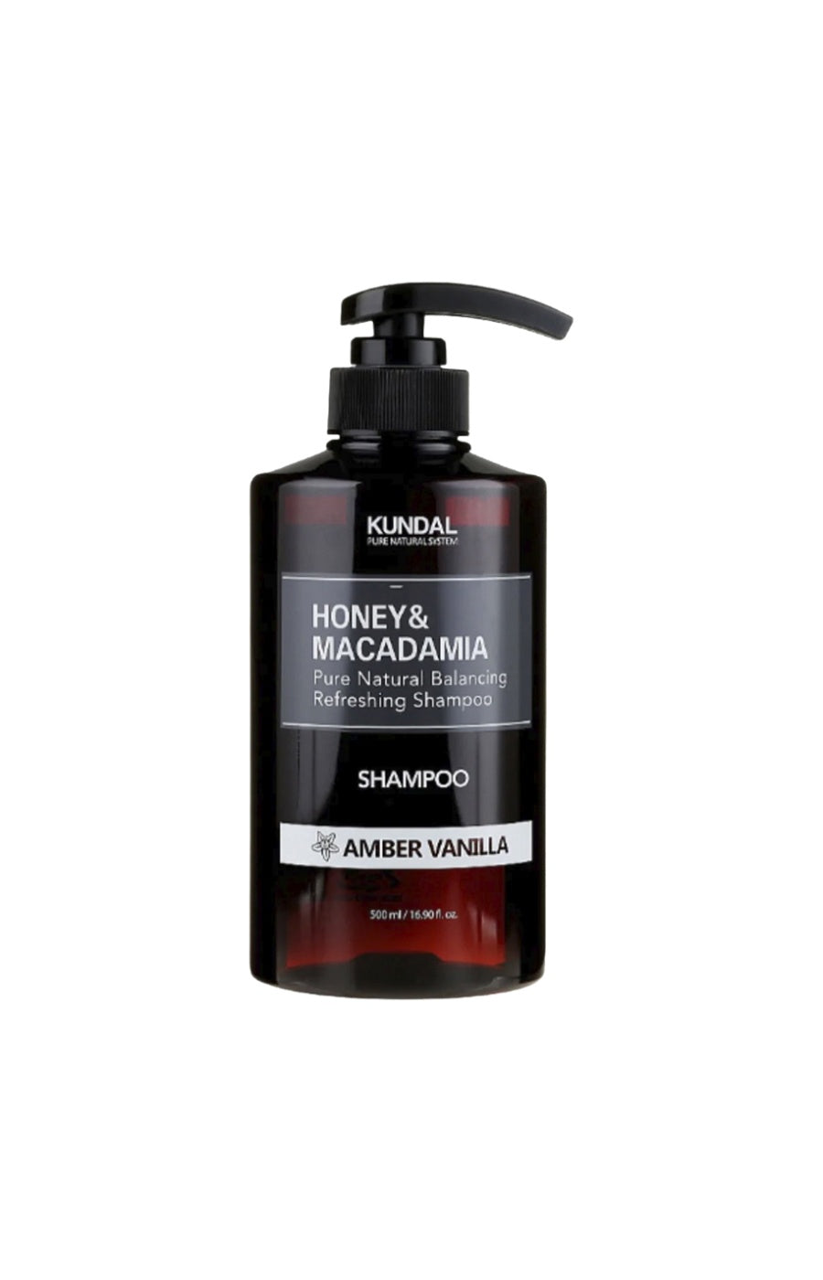 Kundal - Shampoing hydratant - Miel & macadamia - Ambre & vanille - 500 ml