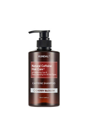 Kundal - Shampoing revigorant - Caféine - Fleur de cerisier - 500 ml