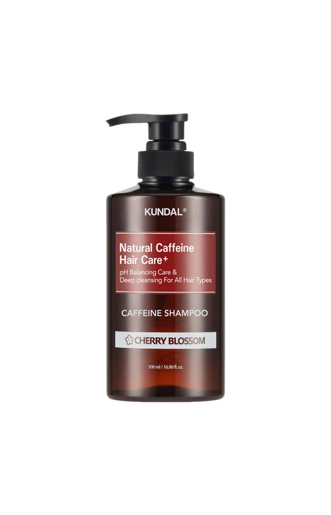 Kundal - Shampoing revigorant - Caféine - Fleur de cerisier - 500 ml