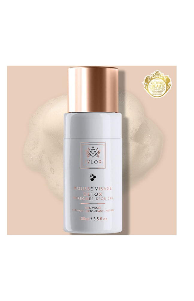 Mousse nettoyante détox - Or 24 carats - Visage - 100 ml
