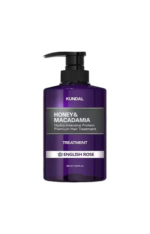 Kundal - Soin hydratant - Miel & macadamia - Rose - Cheveux - 500 ml