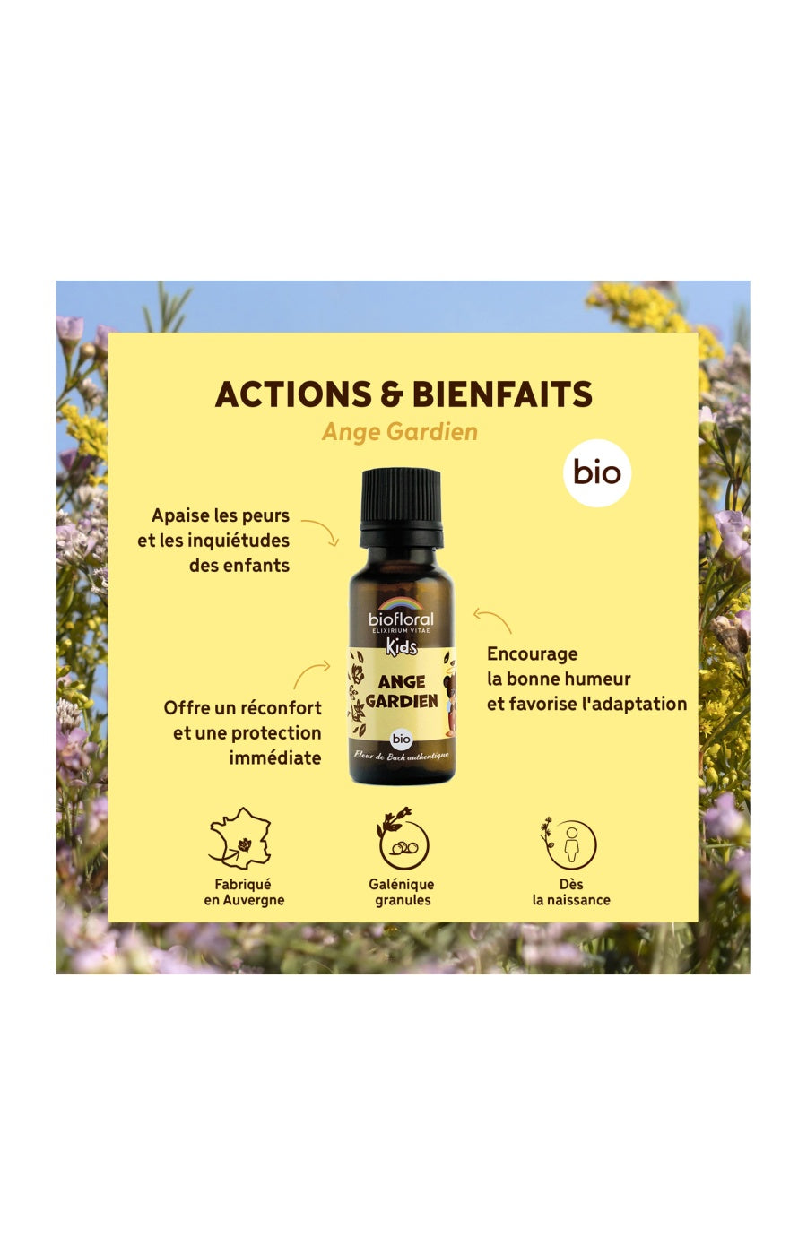 Granules bio - Ange gardien - Enfant - 19,5 g