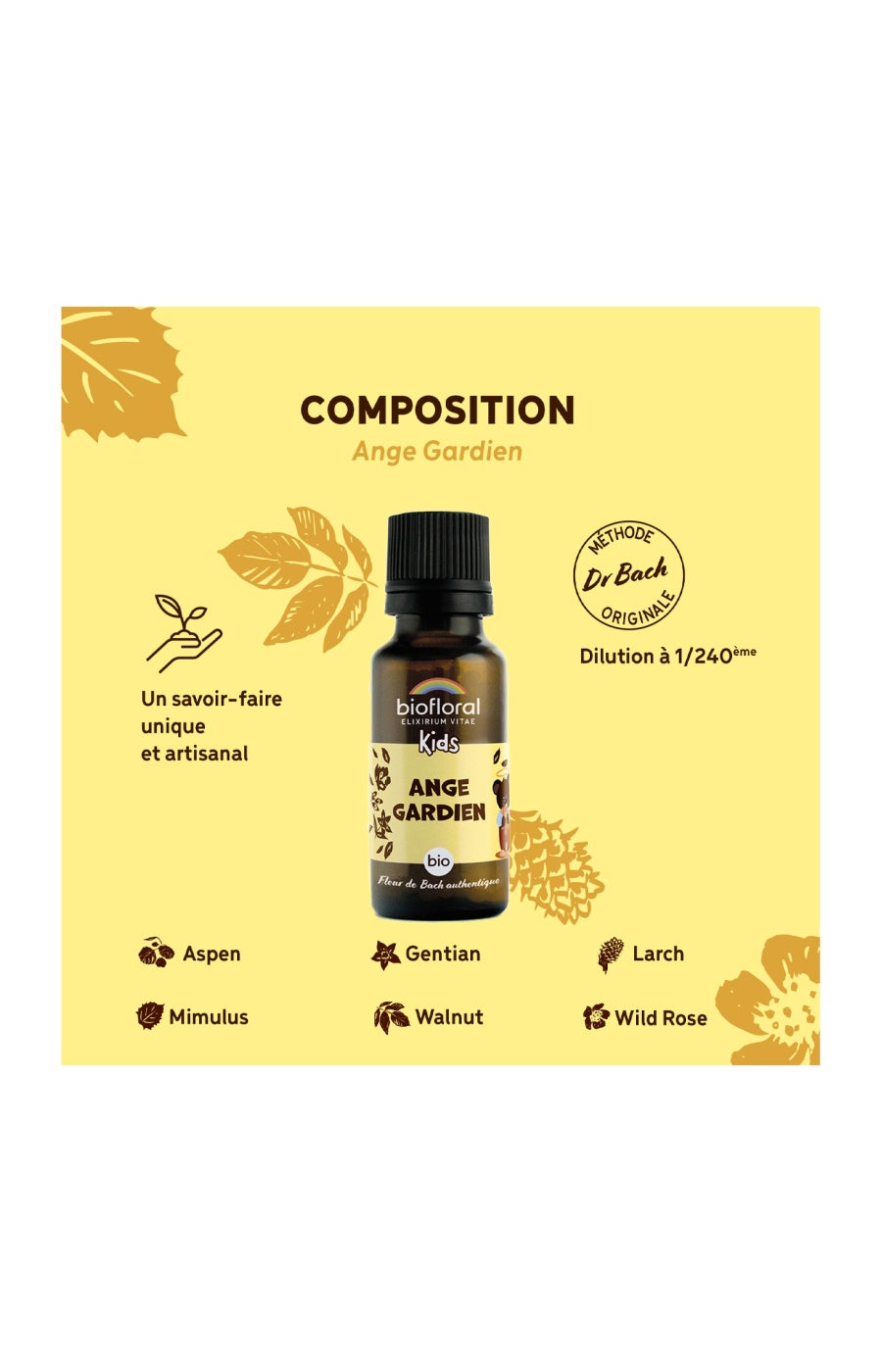 Granules bio - Ange gardien - Enfant - 19,5 g