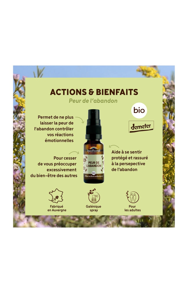 Spray bio - Peur de l'abandon - 20 ml
