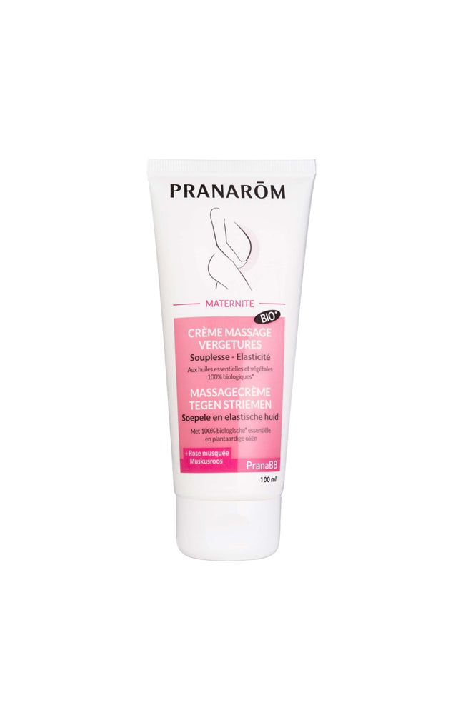 Crème anti-vergetures bio - Huiles essentielles & végétales - Maternité - 100 ml