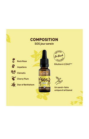 Gouttes anti-stress bio - SOS Secours - 20 ml
