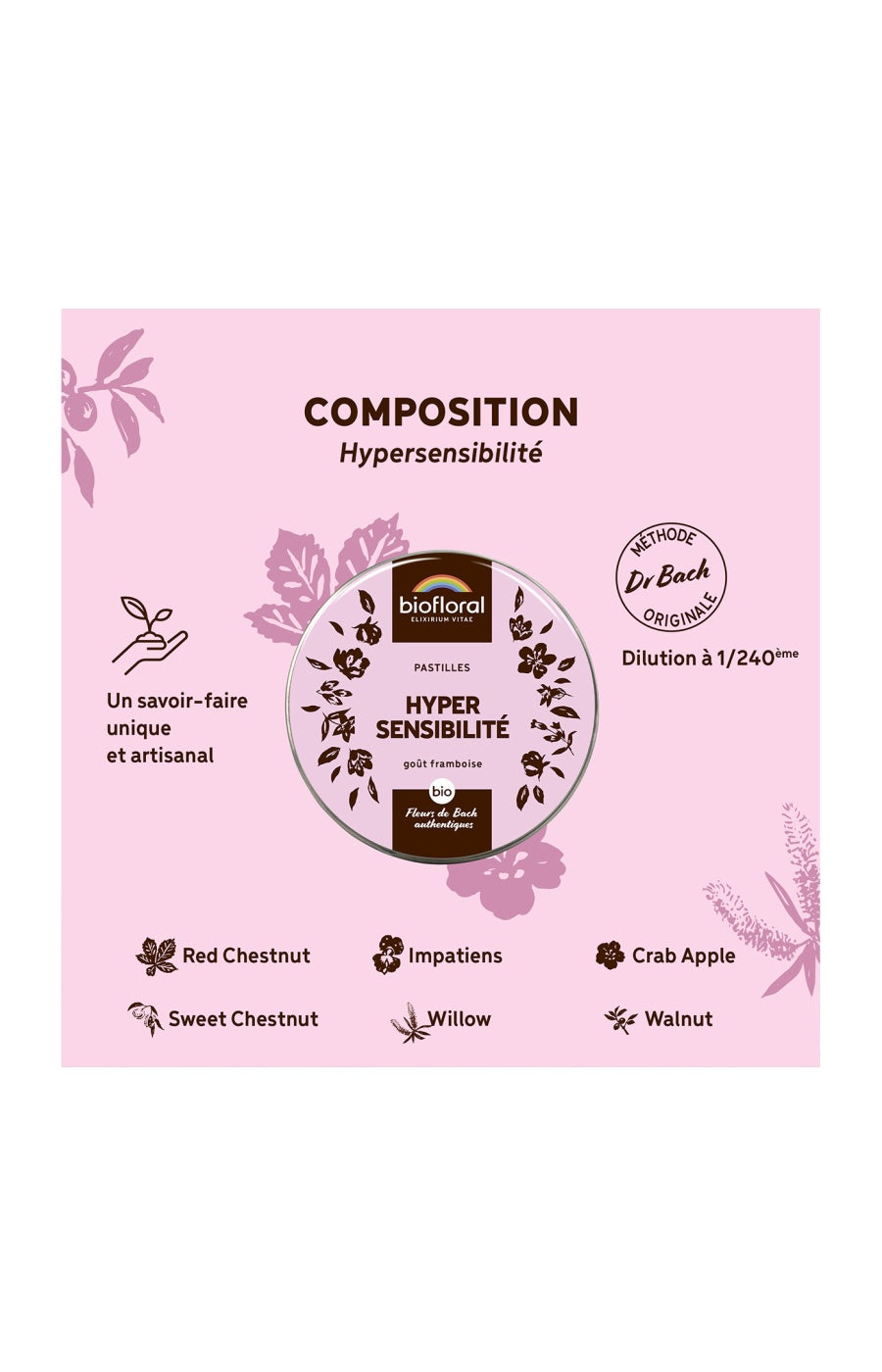 Pastilles bio - Hypersensibilité - 50 g