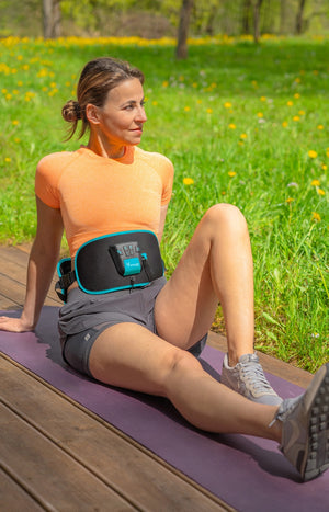 Ceinture de musculation - Corefit II - 4 électrodes - Noire