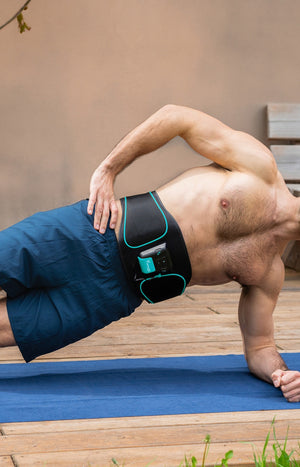 Ceinture de musculation - Corefit I - 4 électrodes - Noire