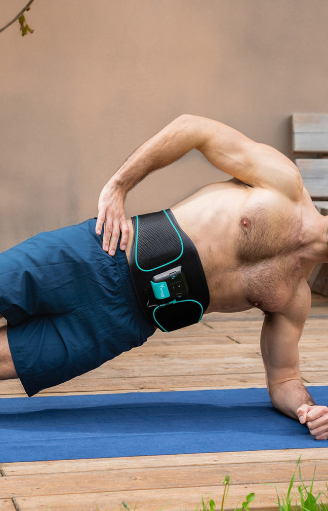 Ceinture de musculation - Corefit I - 4 électrodes - Noire