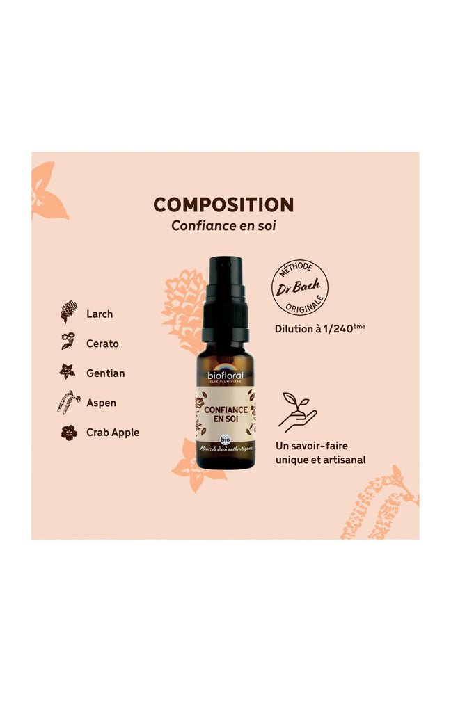 Spray bio - Confiance en soi - 20 ml