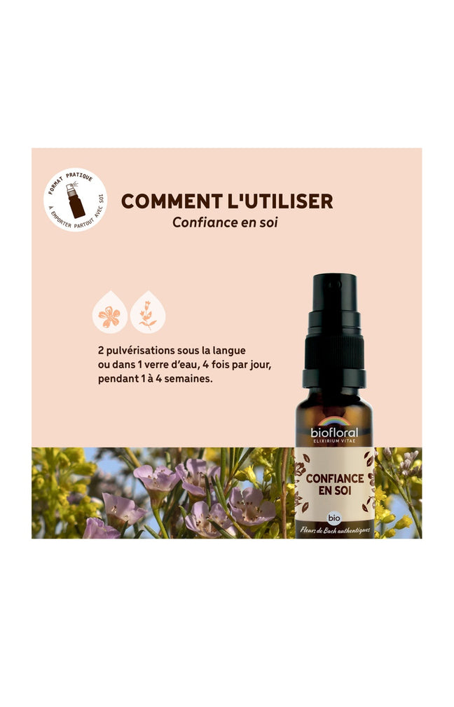 Spray bio - Confiance en soi - 20 ml
