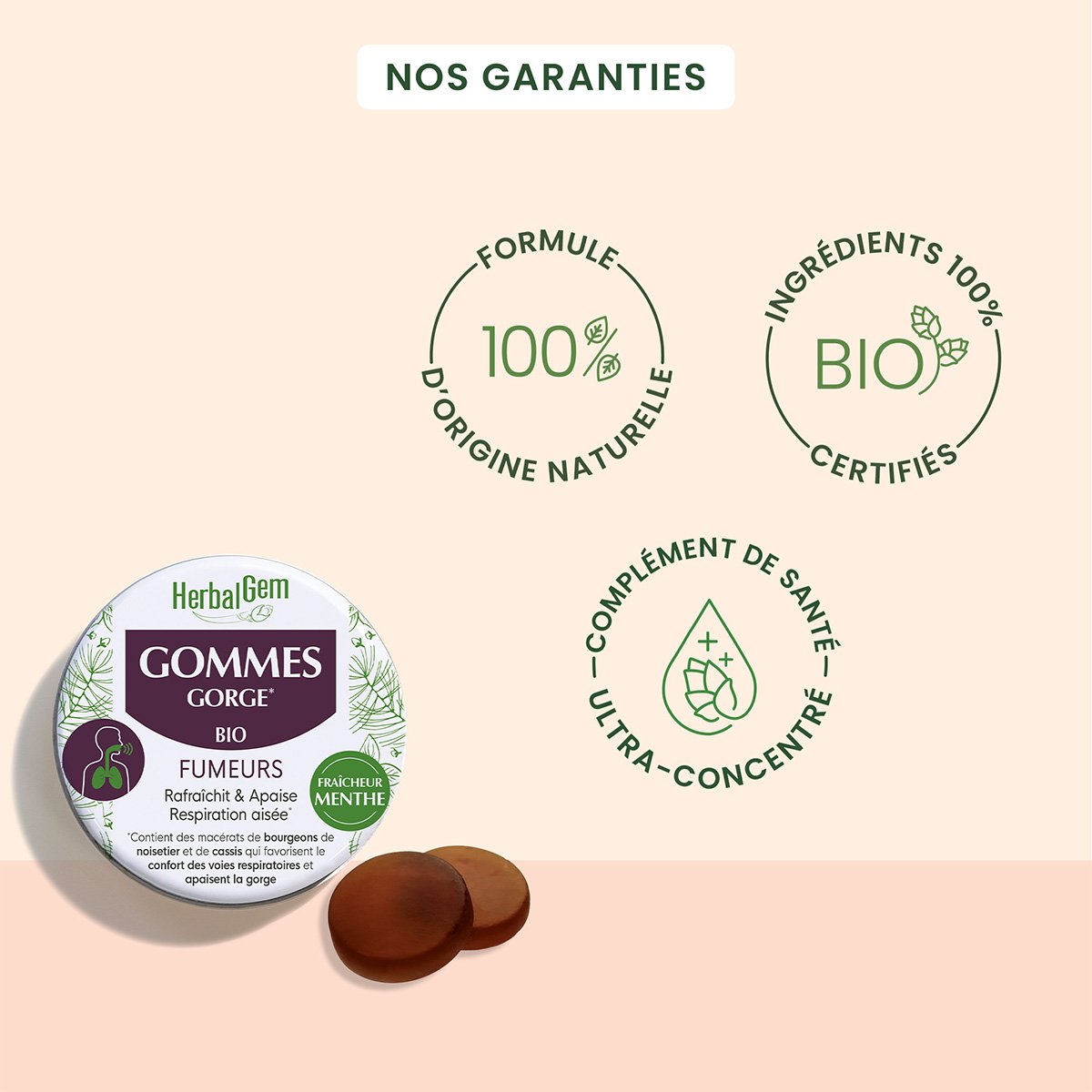 Gummies apaisantes & rafraichissantes - Fumeurs - 45 g