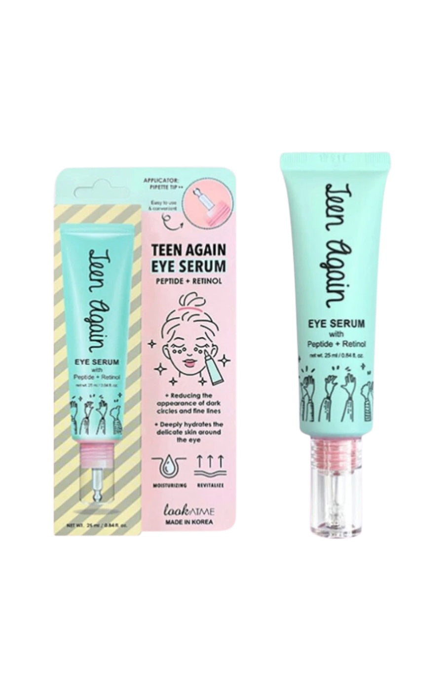 Sérum contour des yeux - Peptide & rétinol - 25 ml