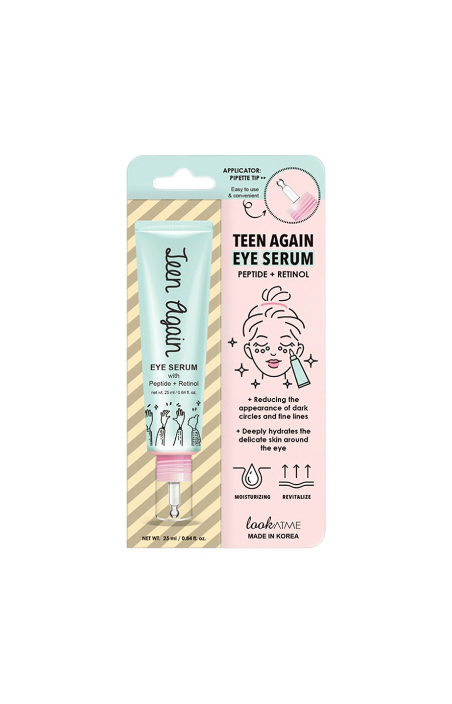 Sérum contour des yeux - Peptide & rétinol - 25 ml
