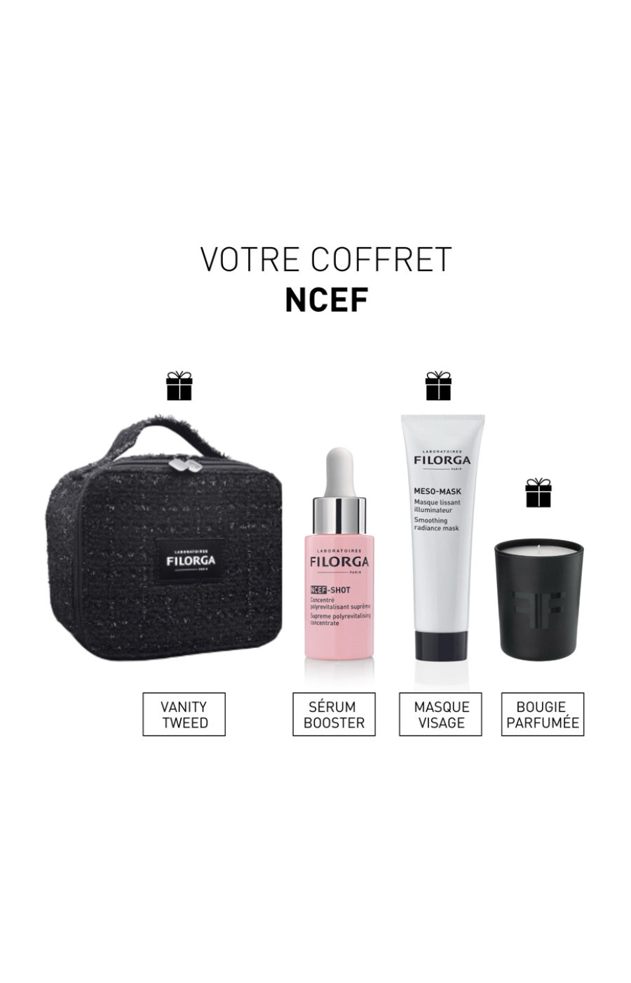 Coffret régénérant - NCEF - Visage - 4 produits