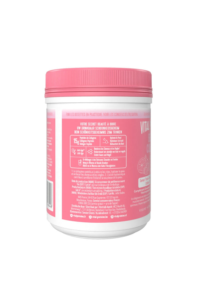 Collagène Beauté - Fraise & Citron - Peau, cheveux & ongles - 3 x 271 g