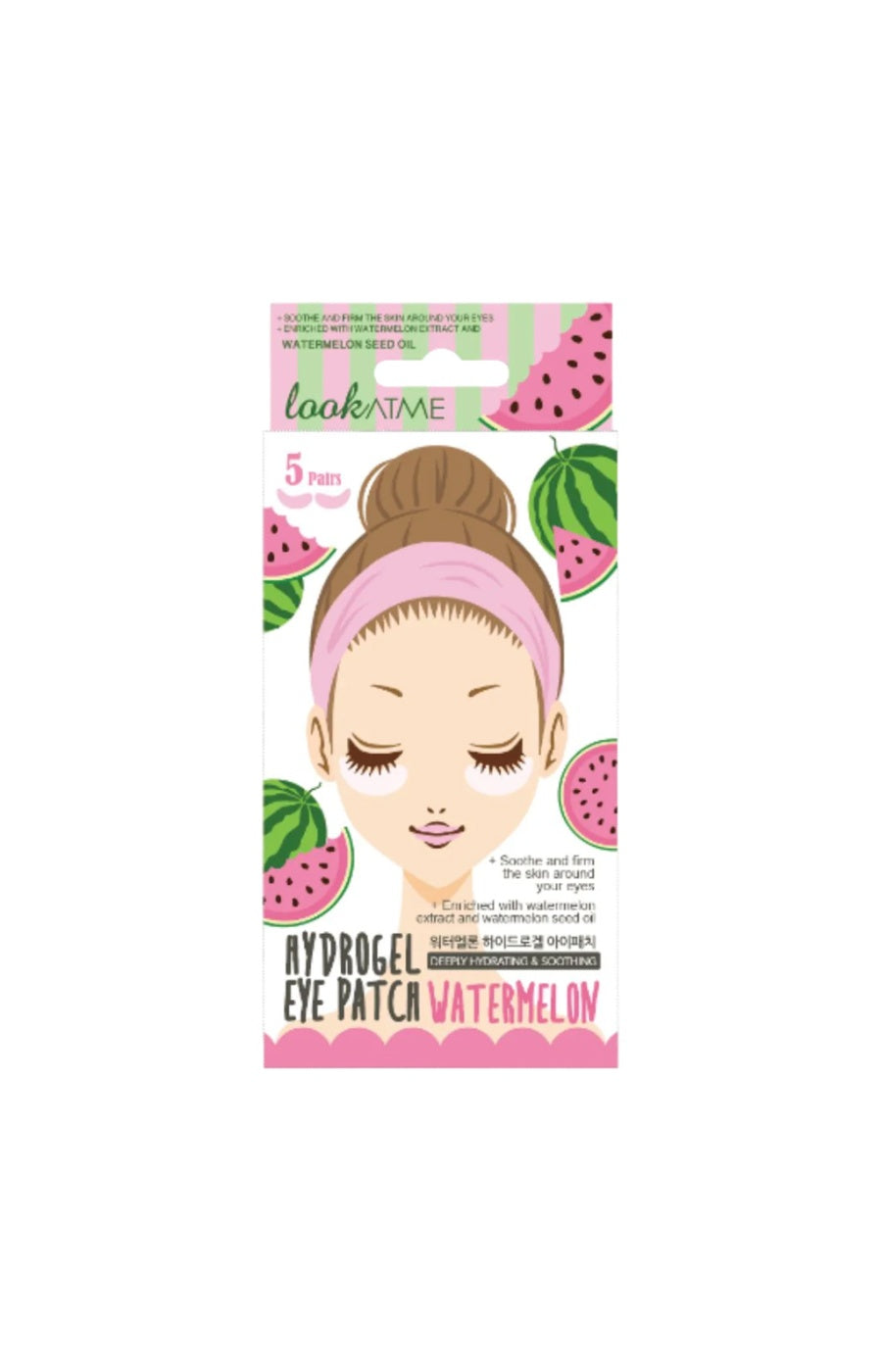Look at Me - Patchs hydratant - Pastèque - Yeux - 5 pairs