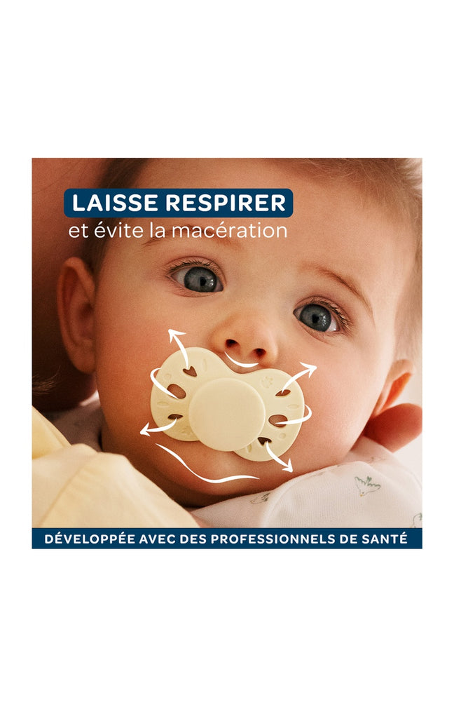 Tétines anatomiques - Animaux - 18 mois & plus - Rose & beige