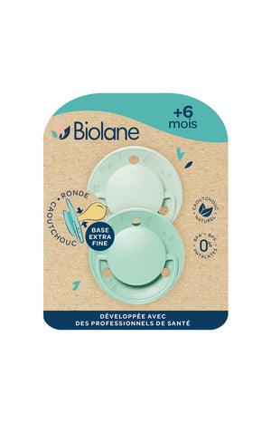 Tétines rondes - Originale - 6 mois et plus - Vert clair & foncé