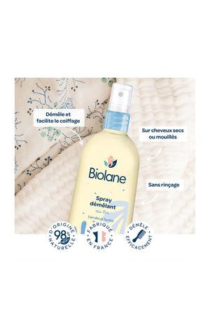 Sprays démêlants cheveux - Lin - Bébé - 2 x 200 ml