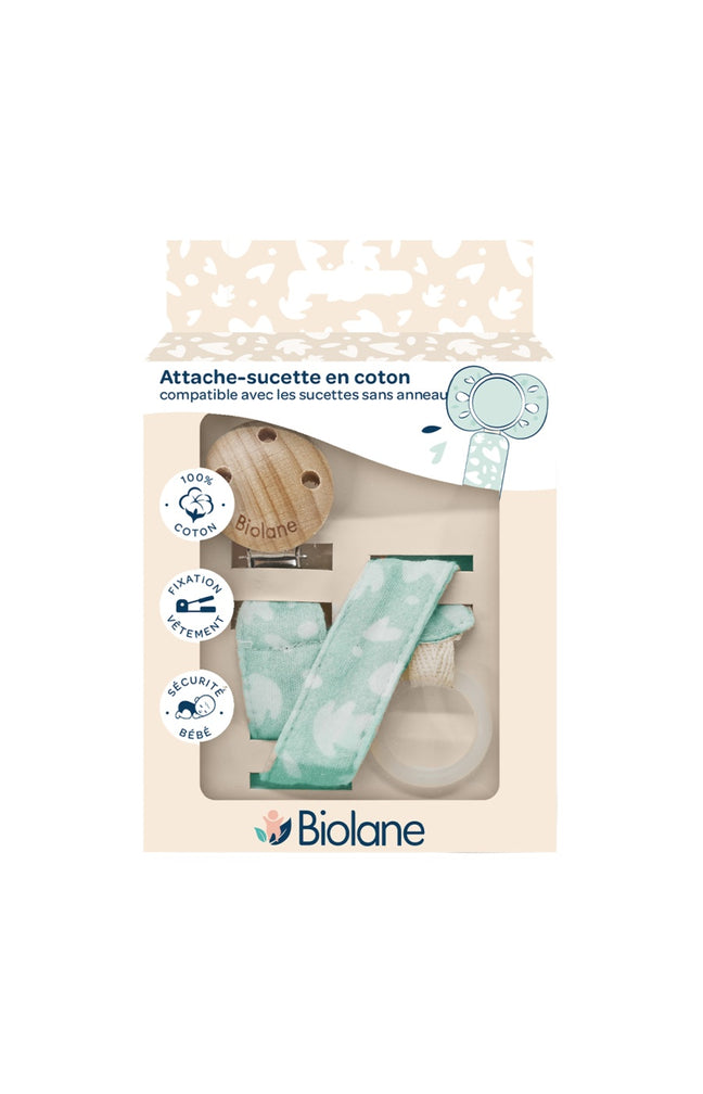 Attache-tétine anatomique - Vert