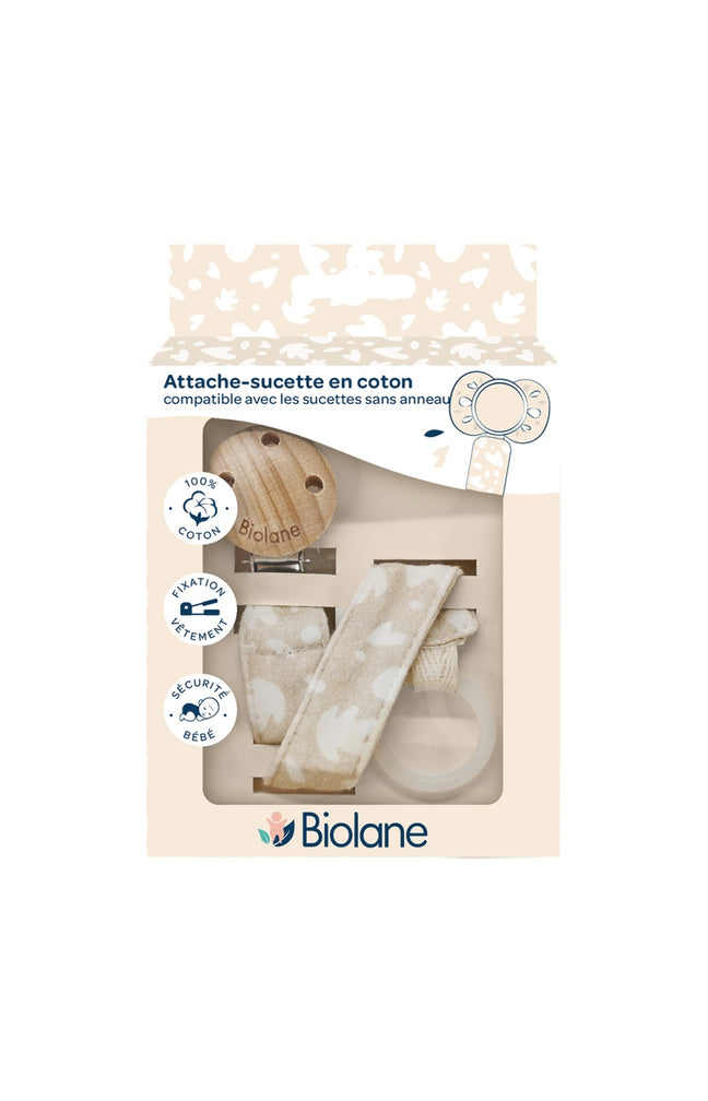 Attache-tétine anatomique - Beige